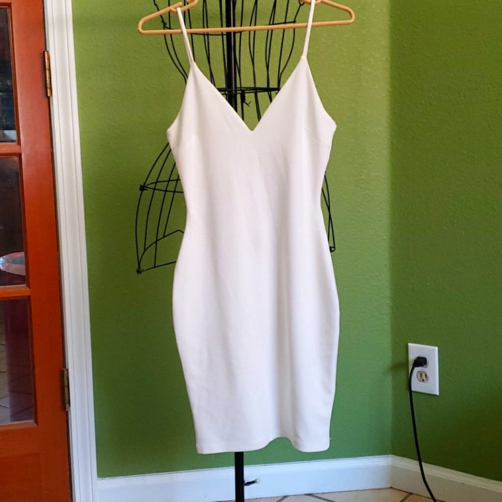 Sexy White Bodycon Dress